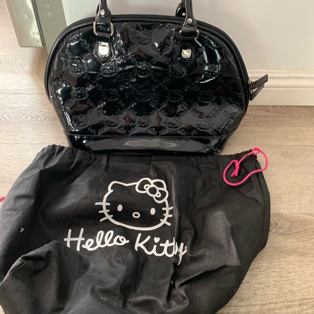 Hello kitty black purse